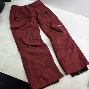 RIDE Snowboards CAPP3L Cappel Red Snow Ski Waterproof Taped Pants Adult L 15K